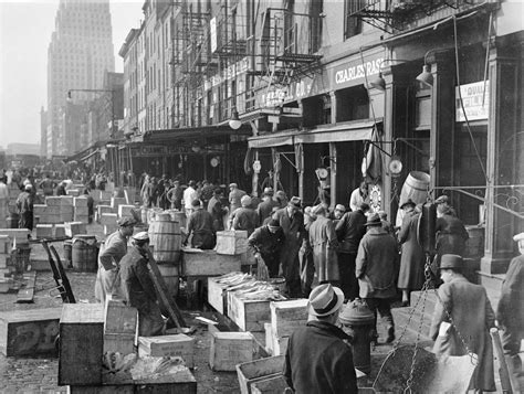 old fulton fish market.